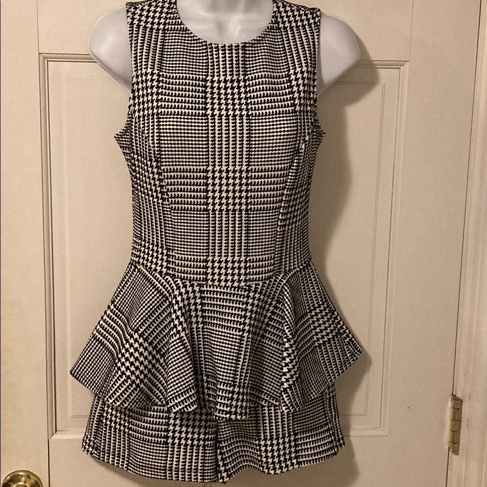 NWOT FashionNova Checkered Romper